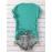 Women's Turquoise Christian Faith T-Shirt with Psalm 23 