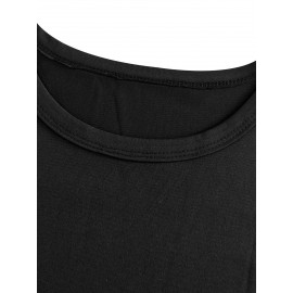 Calvin Women'S Graphic T-Shirt - Psalms 91:11 Inspirational Bible Verse Print, Soft Stretch Round Neck Tee, Breathable Casual & Athletic Wear for Everyday Comfort, All-Season Black Top, Comfortable Clothing | Motivational Apparel | Soft Fabric Tee