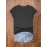 [Bohemian | Soft Stretch] Women's Bohemian T-Shirt | Soft Stretch Round Neck Short Sleeve Top | Fox & Pine Forest Graphic, All-Season Casual, Machine Washable, Multi-Color S-XXL