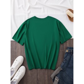 Plus Size - Women'S Plus Size Casual T-Shirt - 