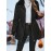 [Elegant Quilted Jacket] Elegant Women's Quilted Jacket | Color Block Design, Drawstring Waist, Machine Washable | Non-Stretch Fabric for Spring/Fall Transitional Outerwear, Casual to Semi-Formal Occasions
