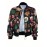 [Christmas Women's Jacket] Christmas Women's Polyester Zip-Up Jacket | Long Sleeve Round Neck Casual Coat, Festive Holiday Motifs, Relaxed Fit, Nonstretch Fabric, Durable Material, Hand Wash Only