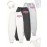 3-Pack Women'S Chicago Letter Print Sweatpants, Elastic Waist Casual Joggers, Polyester Knit, Loose Fit, Pockets, All-Season Sportswear, Adult Sizes