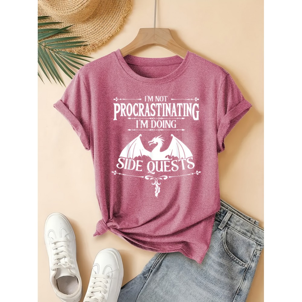 Women's Retro Graphic T-Shirt - 