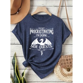 Women's Retro Graphic T-Shirt - 